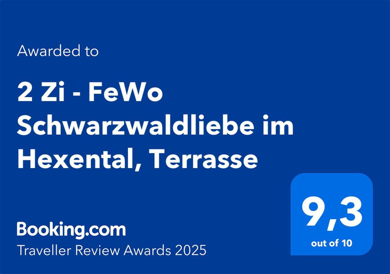 2 Zi - Fewo Schwarzwaldliebe Im Hexental, Terrasse Bollschweil Exteriér fotografie